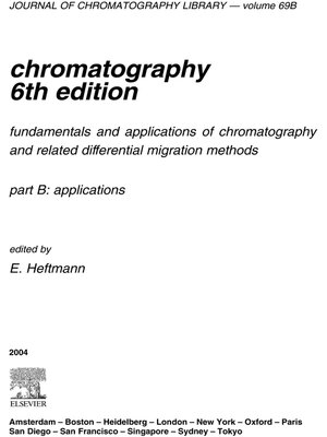 cover image of Chromatography